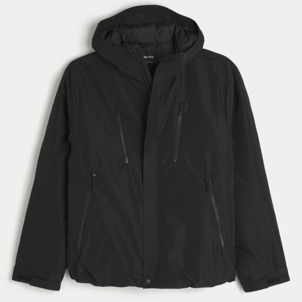 Hooded Shell Jacket - black