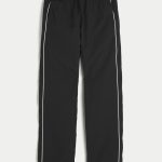 Baggy Track Pants - black
