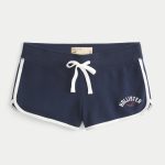 Fleece Shortie Shorts - navy blue