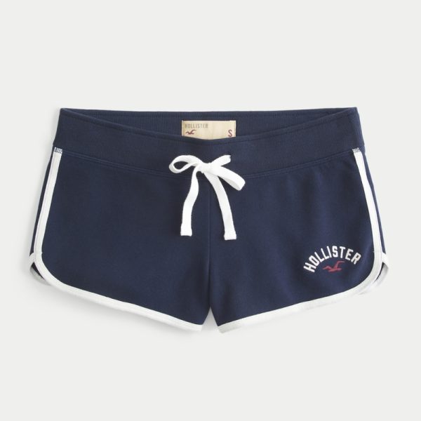 Fleece Shortie Shorts - navy blue