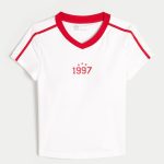 Gilly Hicks Active Graphic Baby Tee - white