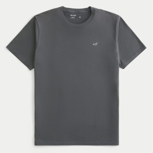 Icon Crew T-Shirt - dark gray