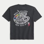 Boxy Otto's Auto Body Graphic Tee - washed black
