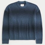 Striped Crew Sweater - navy stripe