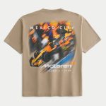 Boxy Oracle Red Bull Racing Graphic Tee - dark tan