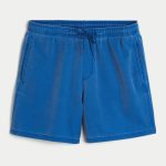 Mid-Thigh Volley Swim Trunks - washed blue