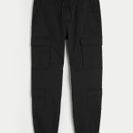 Relaxed Cargo Joggers - black dd