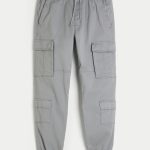 Relaxed Cargo Joggers - dark grey