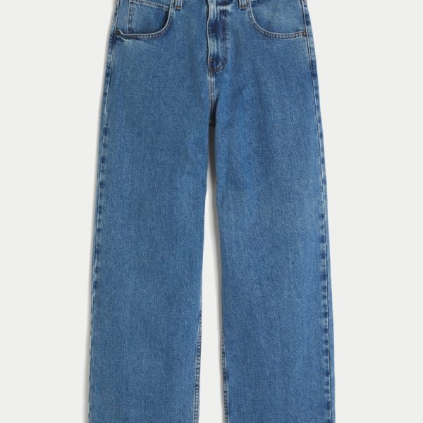 Medium Wash Super Baggy Jeans - light