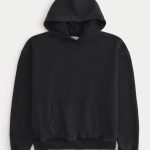 Boxy Hoodie - black