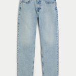 Olive Loose Jeans - light wash
