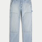 Olive Loose Jeans - light wash