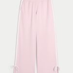 Gilly Hicks Active Side Bow Baggy Pants - light lilac