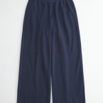 Senior Graphic Baggy Sweatpants - navy blue