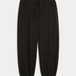 Gilly Hicks Relaxed Waffle Joggers - black
