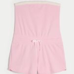 Gilly Hicks Cozy Strapless Waffle Onesie - light lilac