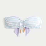 Reversible Bandeau Bikini Top - lavender