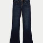 Low-Rise Medium Wash Boot Jeans - dark wash