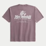 Boxy Otto's Auto Body Graphic Tee - washed mauve