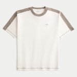Boxy Heavyweight Icon Crew T-Shirt - cream