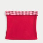 Taylor Tube Top - crimson plaid