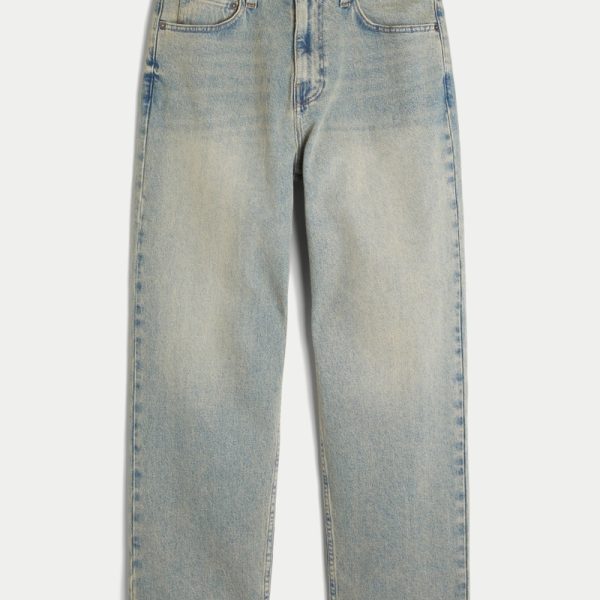 Light Wash Baggy Jeans - light with tint
