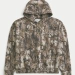 Boxy Hoodie - tan camo