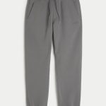 Relaxed Fleece Logo Joggers - dark gray