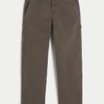Olive Loose Jeans - brown carpenter