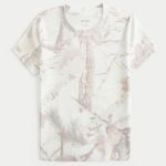 Camo Crew Baby Tee - white camo