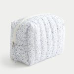 Makeup Bag - light blue floral