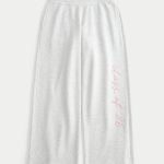 Senior Graphic Baggy Sweatpants - light heather grey