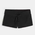 Gilly Hicks Cozy Waffle Mini Shorts - black