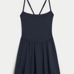 Gilly Hicks Active Strappy Back Dress - navy