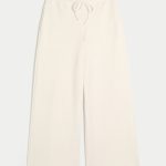 Gilly Hicks Baggy Cozy Waffle Pants - cloud white