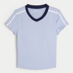 Gilly Hicks Active Graphic Baby Tee - powder blue