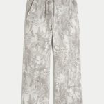 Bootcut Sweatpants - cream camo