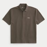 Relaxed Logo Polo - brown