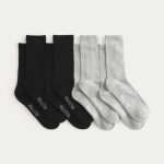 Logo Crew Socks 4-Pack - black - grey