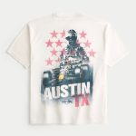 Boxy Oracle Red Bull Racing Graphic Tee - cream