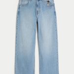 Medium Wash Super Baggy Jeans - light
