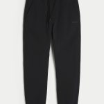 Relaxed Fleece Logo Joggers - black