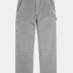 Olive Loose Jeans - gray carpenter