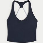 Gilly Hicks Active Recharge Halter Tank - navy