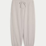 Gilly Hicks Relaxed Waffle Joggers - light grey