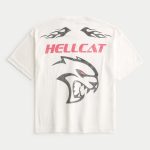 Baggy Pattern Graphic Jersey - cream
