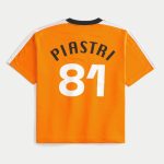 Boxy McLaren Graphic Soccer Jersey - bright orange