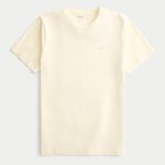 Icon Crew T-Shirt - pale yelllow