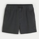 Mid-Thigh Volley Swim Trunks - faded black