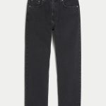 Olive Loose Jeans - washed black wash dd